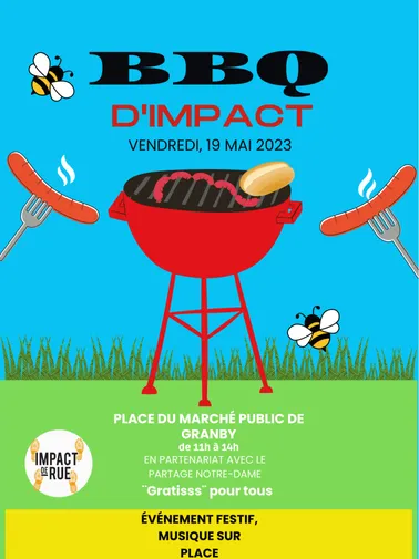 Affiche évènement barbecue mai 2023